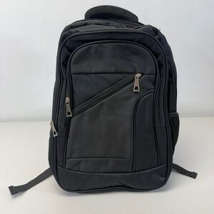 Black Men's Backpack - Classic Travel & Work Backpack